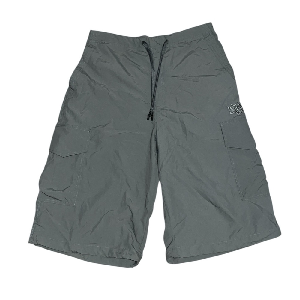 Men’s medium Empyre shorts gray Nylon Y2K skater grunge emo streetwear